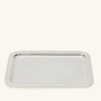 christofle affaires sp ciales by yasmin al mulla tray rectangular small silver plated