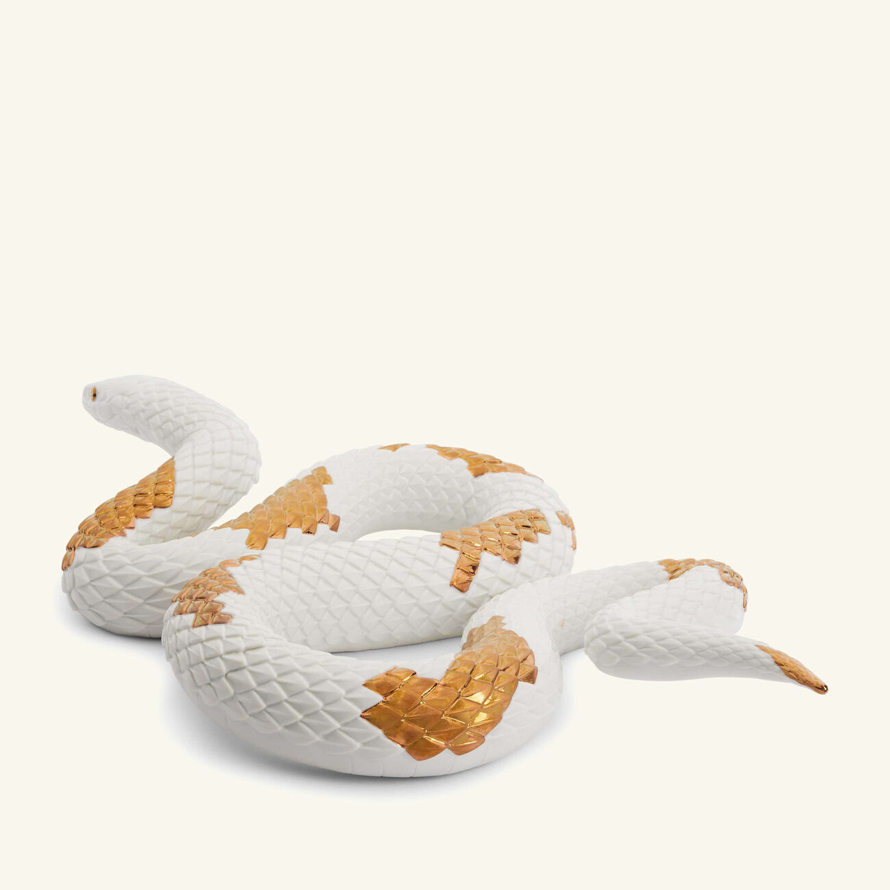 Copper Snake Sculpture Large Gold lladro copper snake sculpture large gold