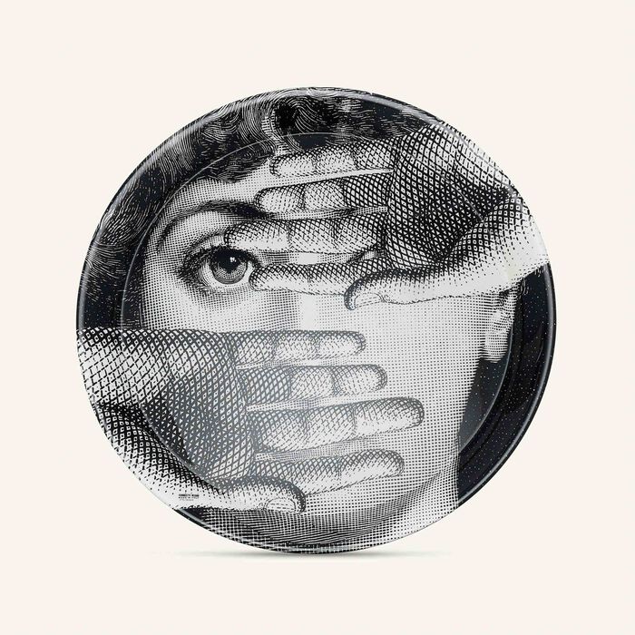 fornasetti tema e variazioni no 154 tray round large