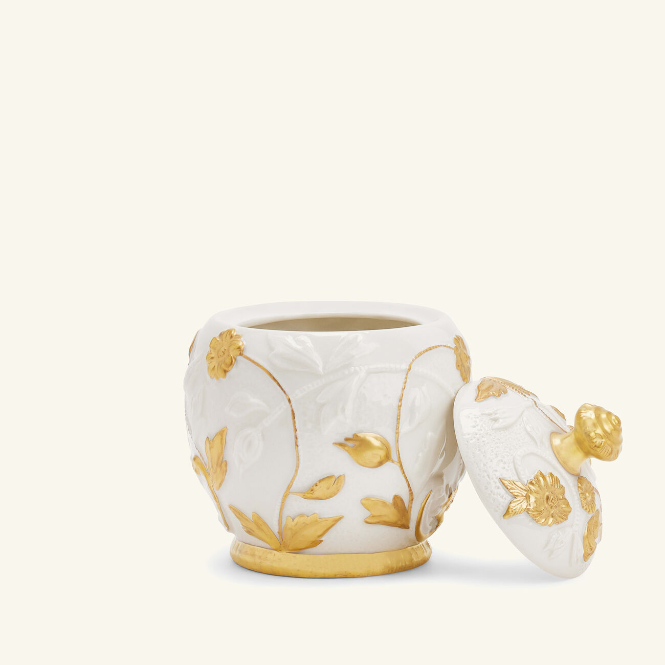 villari taormina sugar bowl white