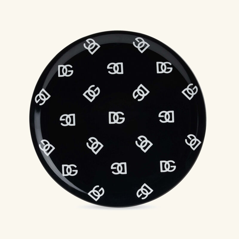 dolce gabbana casa dg logo pizza plate round 32cm