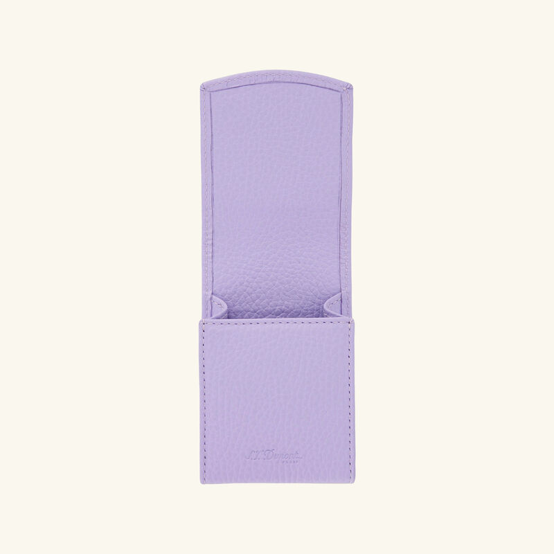 st dupont cigarette pack case lilac
