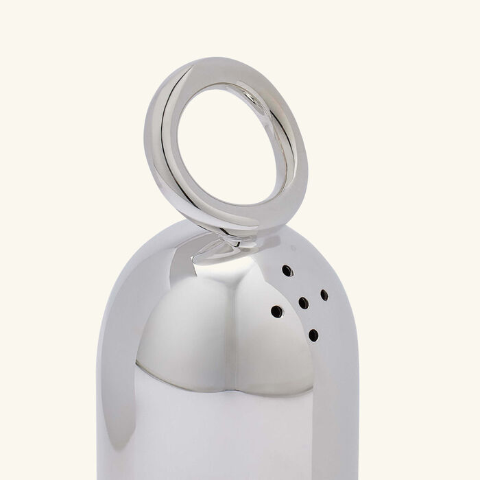 christofle vertigo salt pepper shakers silver plated