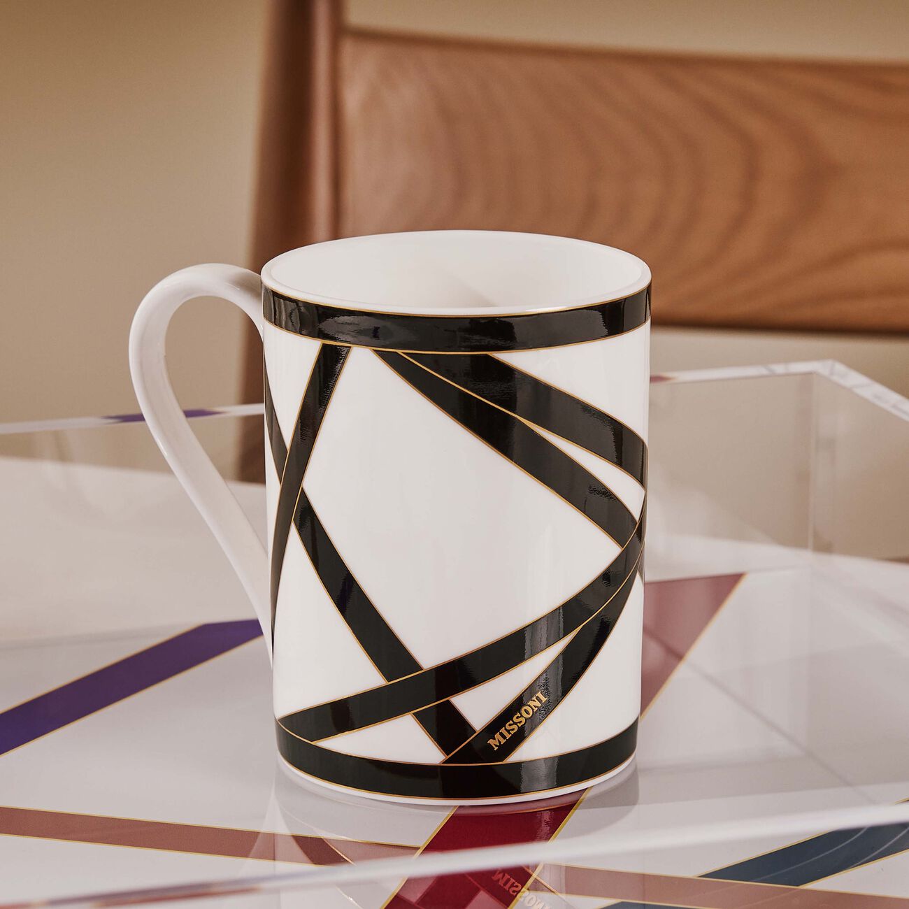 missoni home nastri mug black