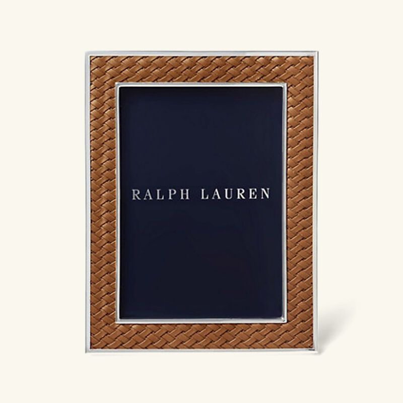 ralph lauren home brockton picture frame brown 24x29cm