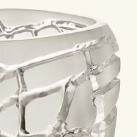 lalique terramineral magnitude vase round small clear