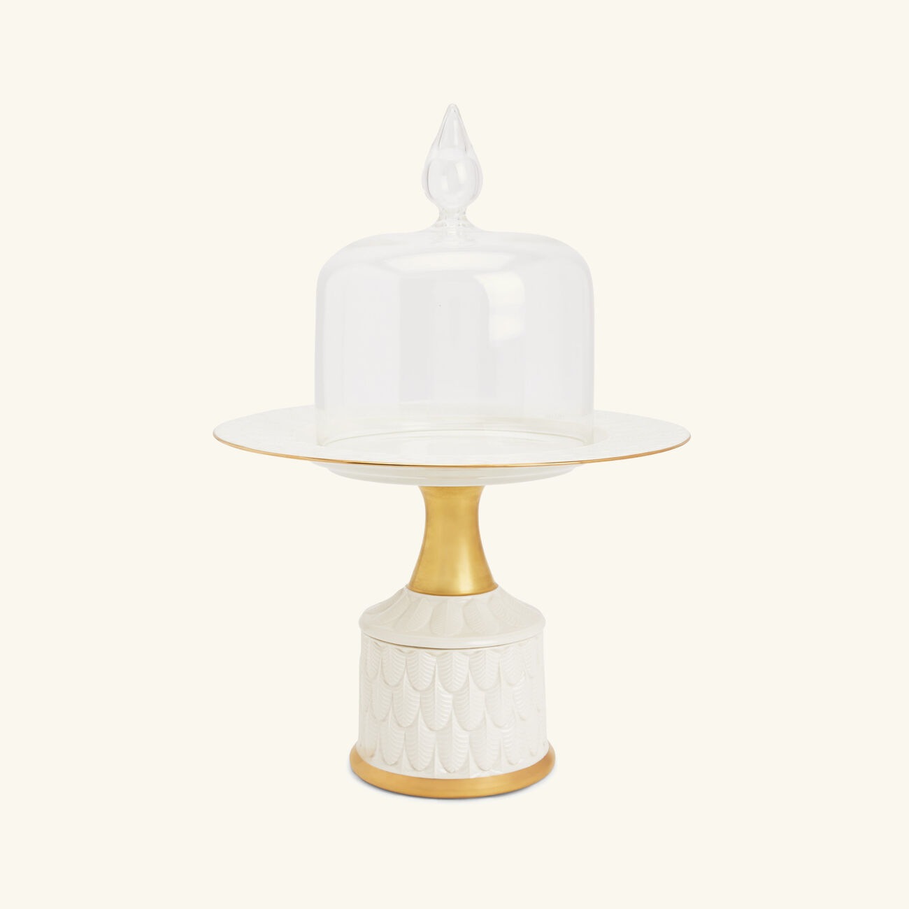 villari peacock cake stand