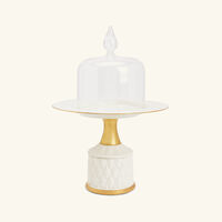 villari peacock cake stand