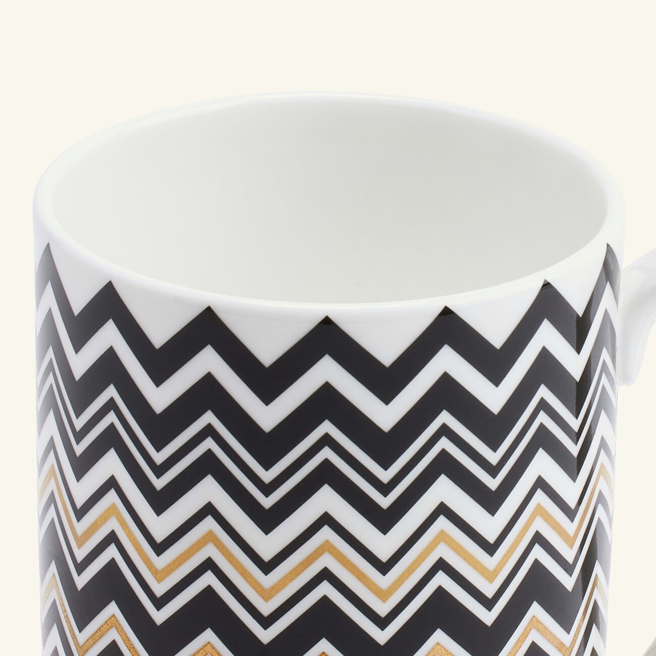 missoni home zig zag mug gold