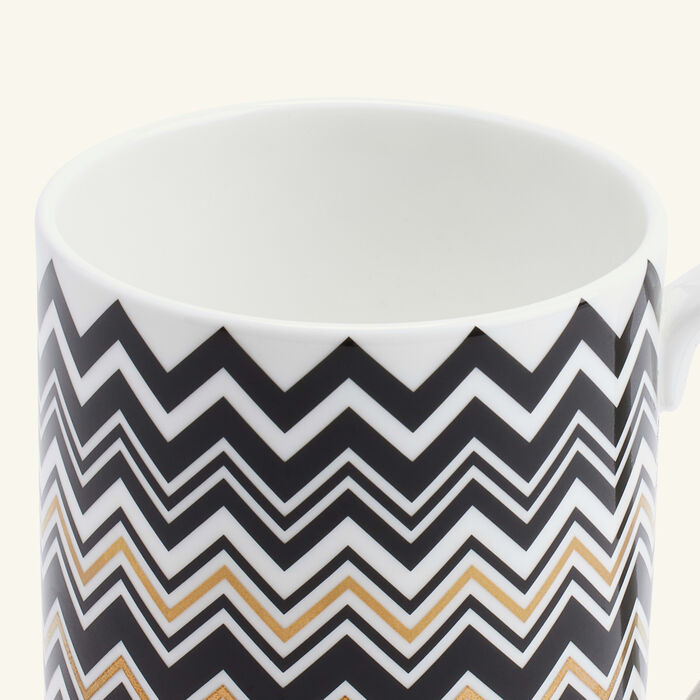 missoni home zig zag mug gold
