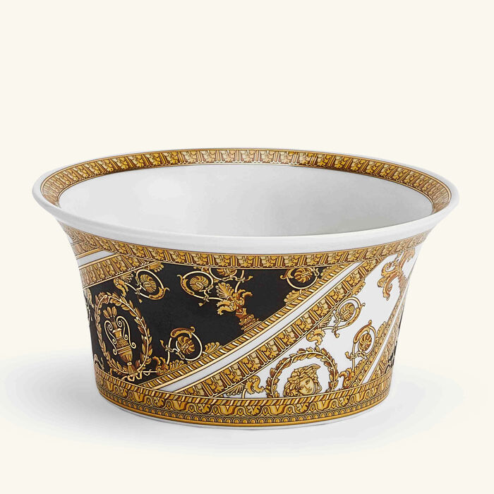 versace i love baroque dessert bowl black 11cm