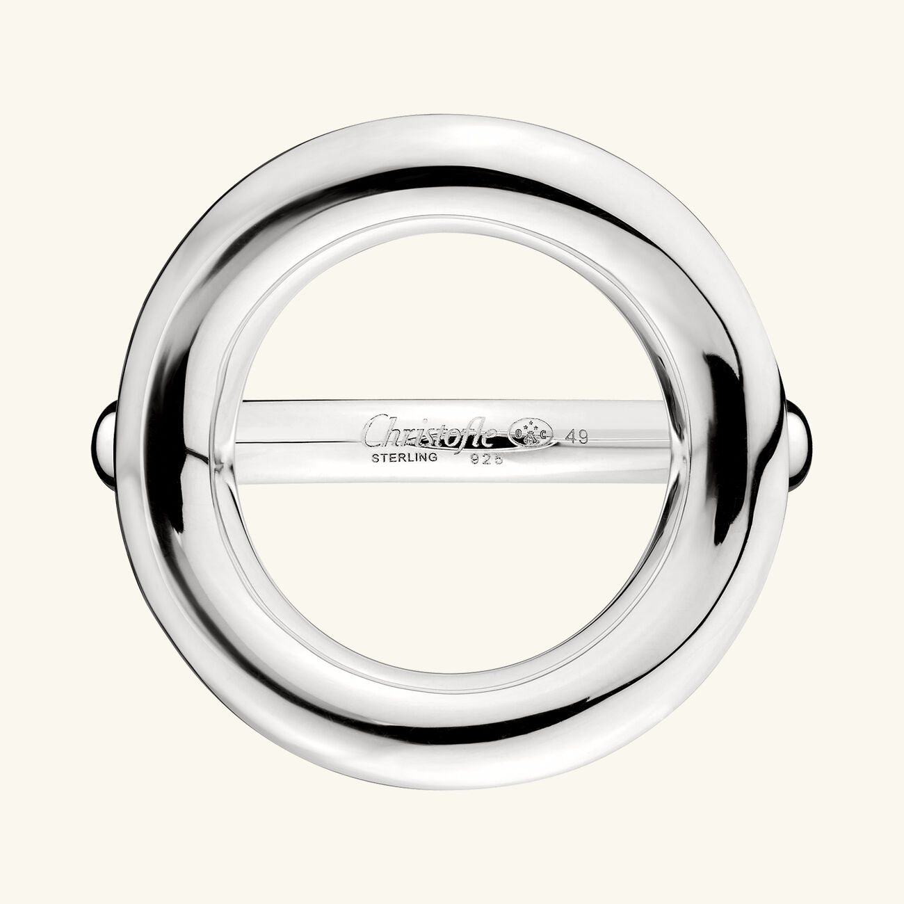 خاتم إيدول دو كريستوفل بريدج فضي   مقاس 51