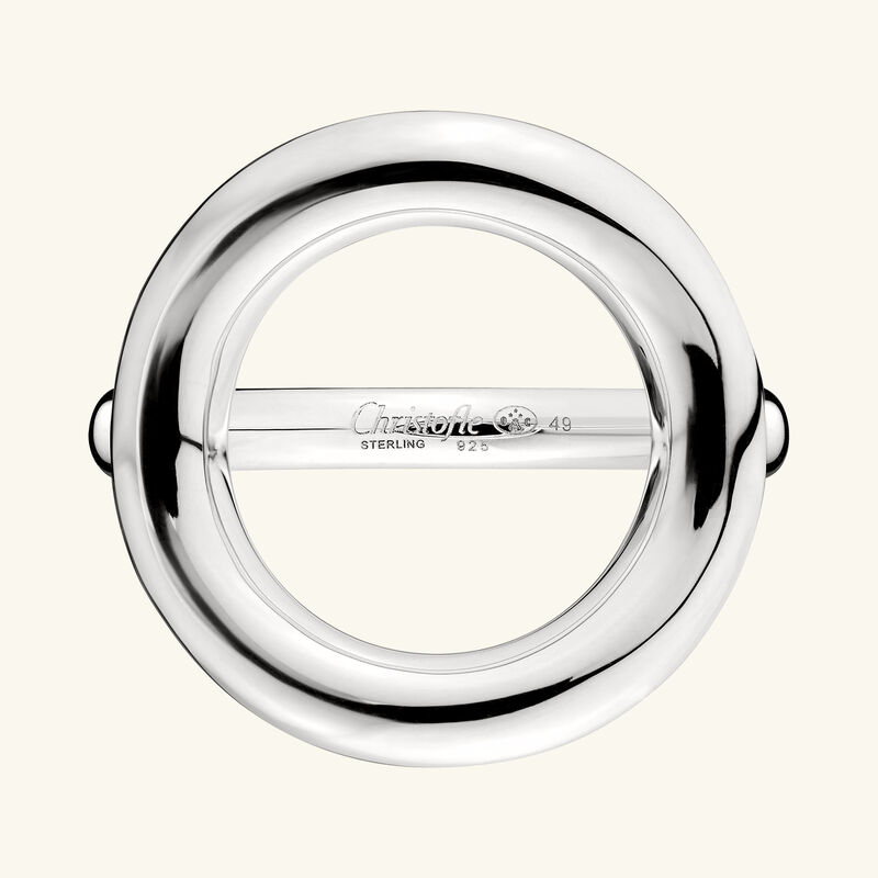 خاتم إيدول دو كريستوفل بريدج فضي   مقاس 51
