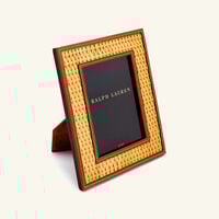 ralph lauren home bailey picture frame brown 12x17cm