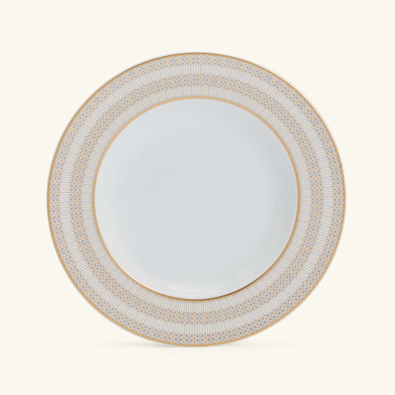 baccarat arcadia soup plate gold platinum 23cm set of 2