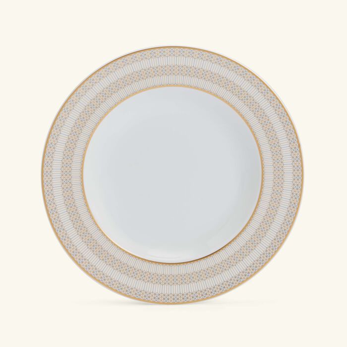 baccarat arcadia soup plate gold platinum 23cm set of 2