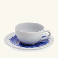 bernardaud in bloom serving platter oval blue 23cm