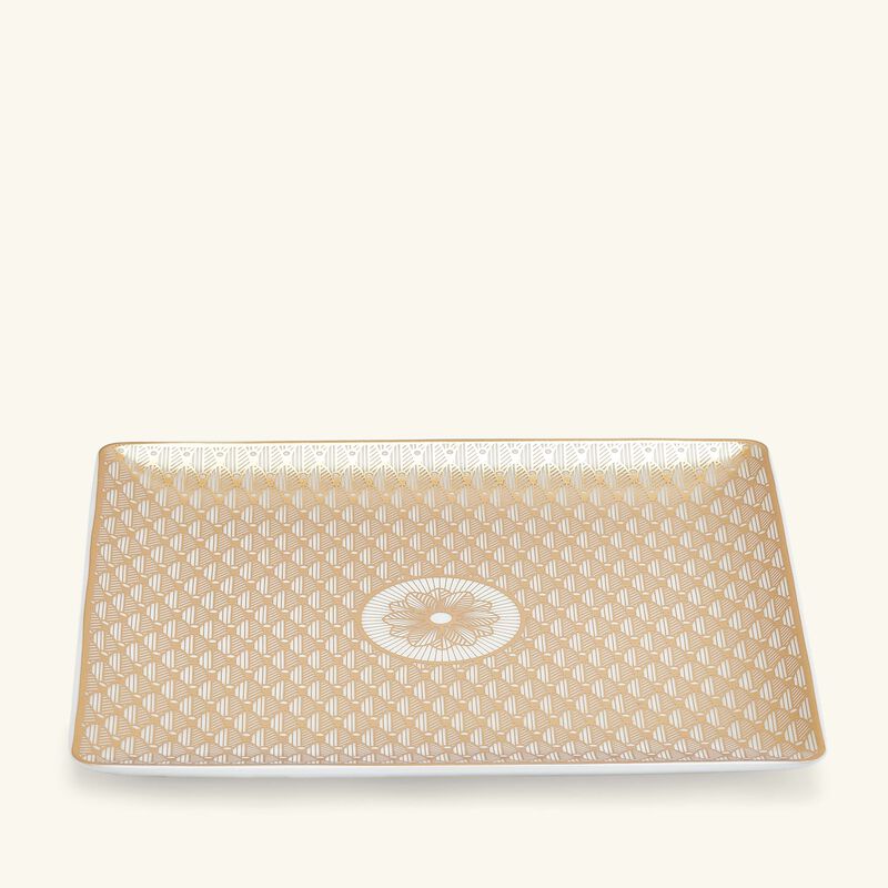 Malmaison Imp�riale Tray Rectangular Gold 17x15cm christofle malmaison imp riale tray rectangular gold 17x15cm