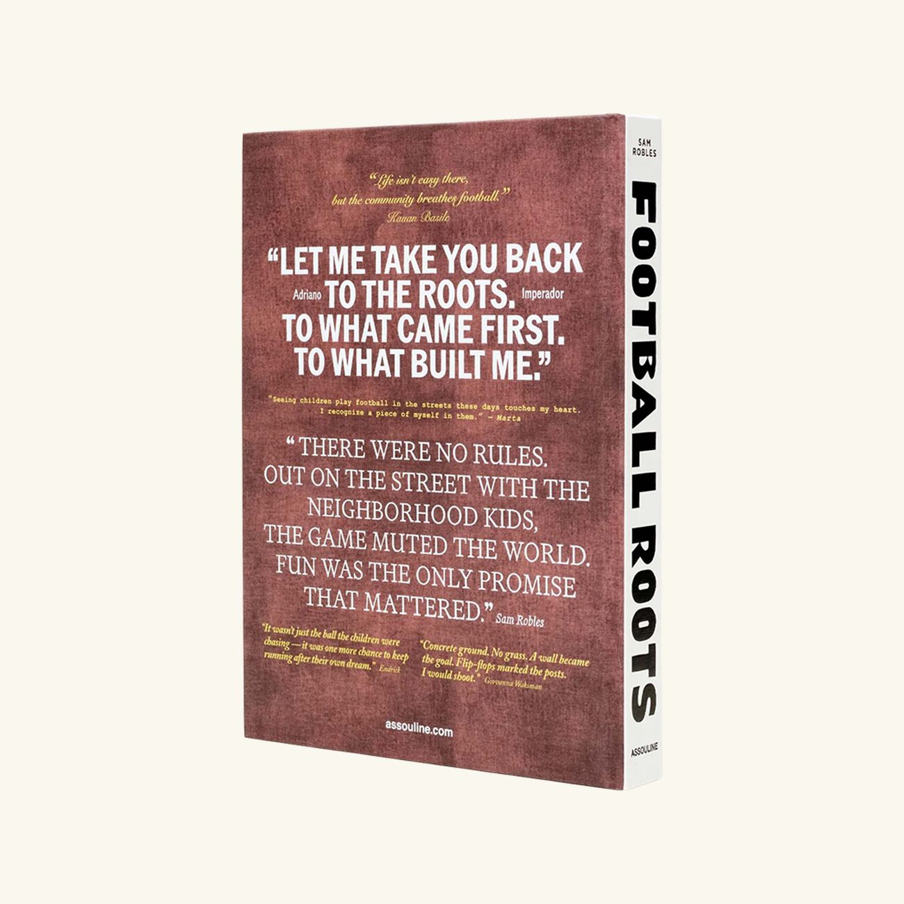 assouline football roots the spirit of the game book 33x25cm