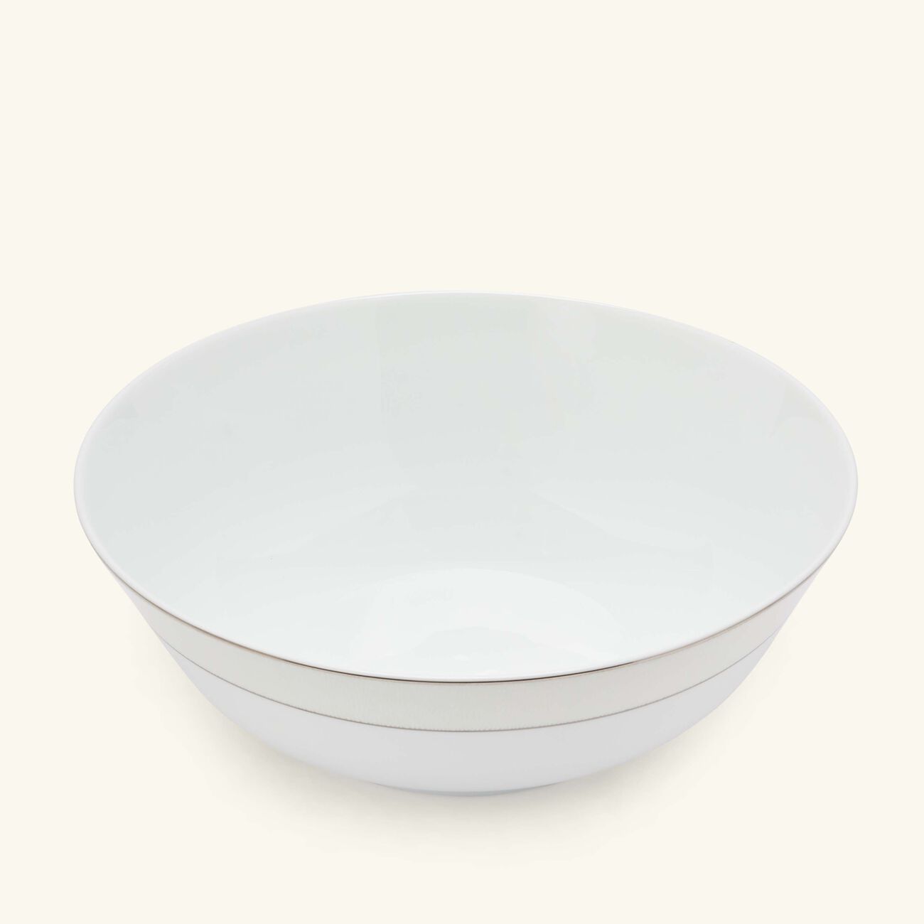 Dune Salad Bowl White 25cm bernardaud dune salad bowl white 25cm