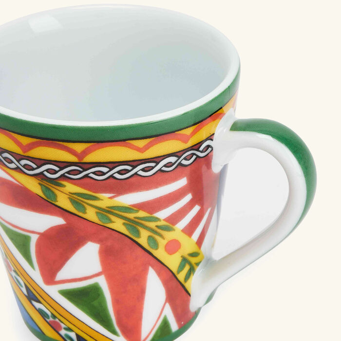 dolce gabbana casa carretto mug pattern