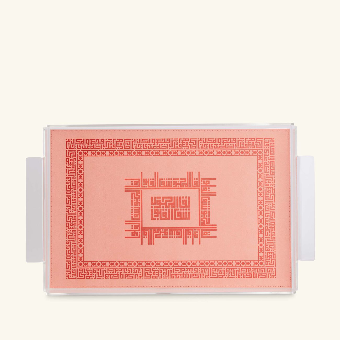 Shafa Serving Tray Rectangular Pink 49x36cm dimlaj shafa serving tray rectangular pink 49x36cm