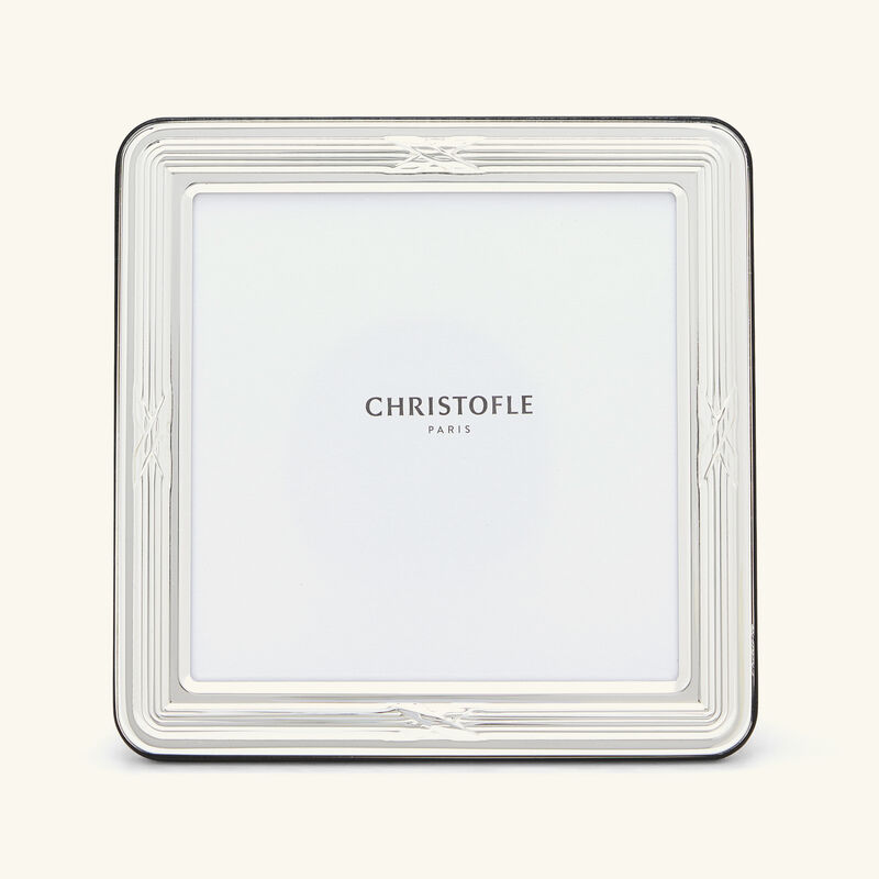 christofle rubans picture frame silver plated 9x9cm