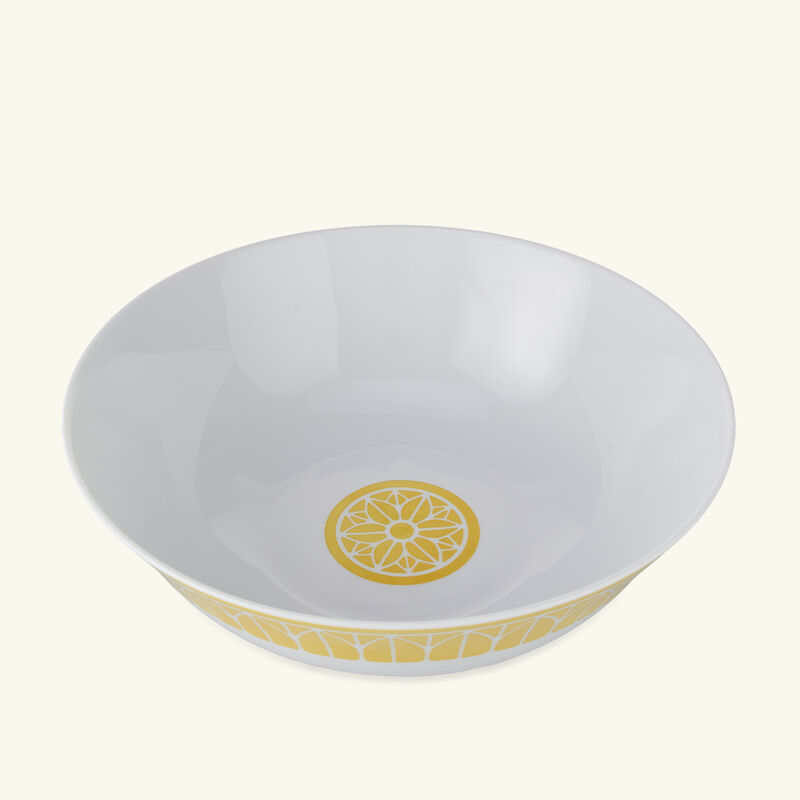 christofle malmaison riviera serving bowl yellow 25 cm