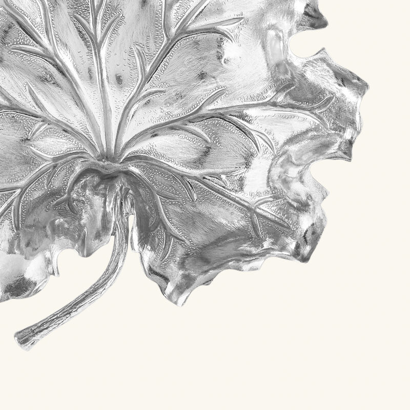 وعاء على شكل ورقة إبرة الراعي فضي بحجم صغير بوتشيلاتي وعاء على شكل ورقة إبرة الراعي فضي بحجم صغير