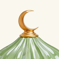 lladro majestic nights candle green