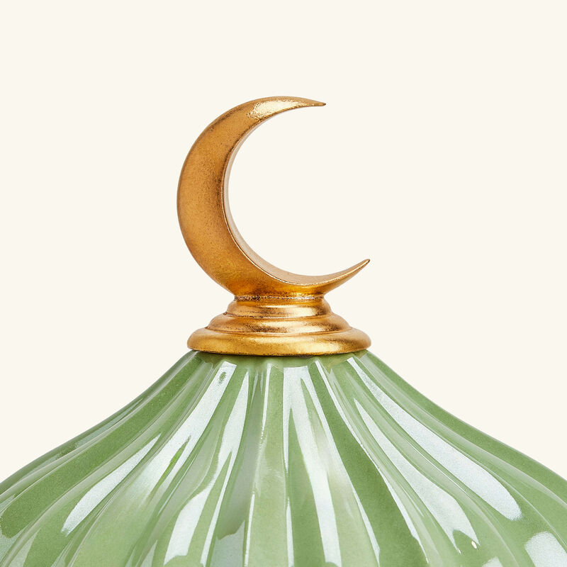 lladro majestic nights candle green