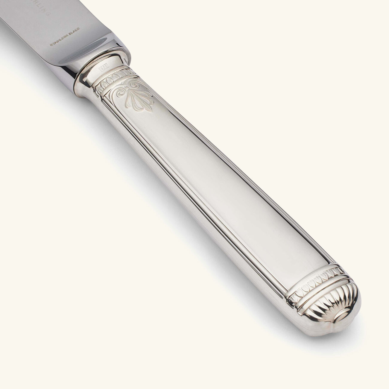 christofle malmaison dessert knife silver plated