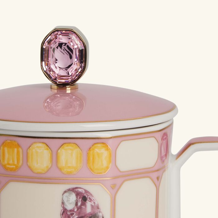 rosenthal idyllia mug with lid finch pink