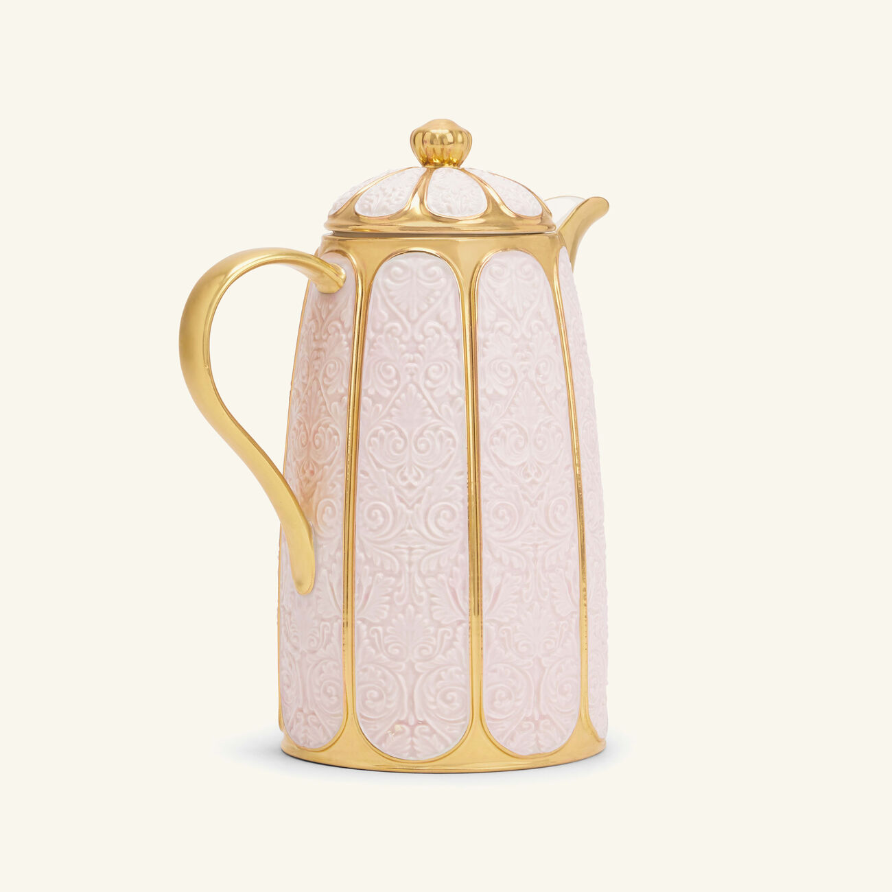villari amour coffee tea pot pink