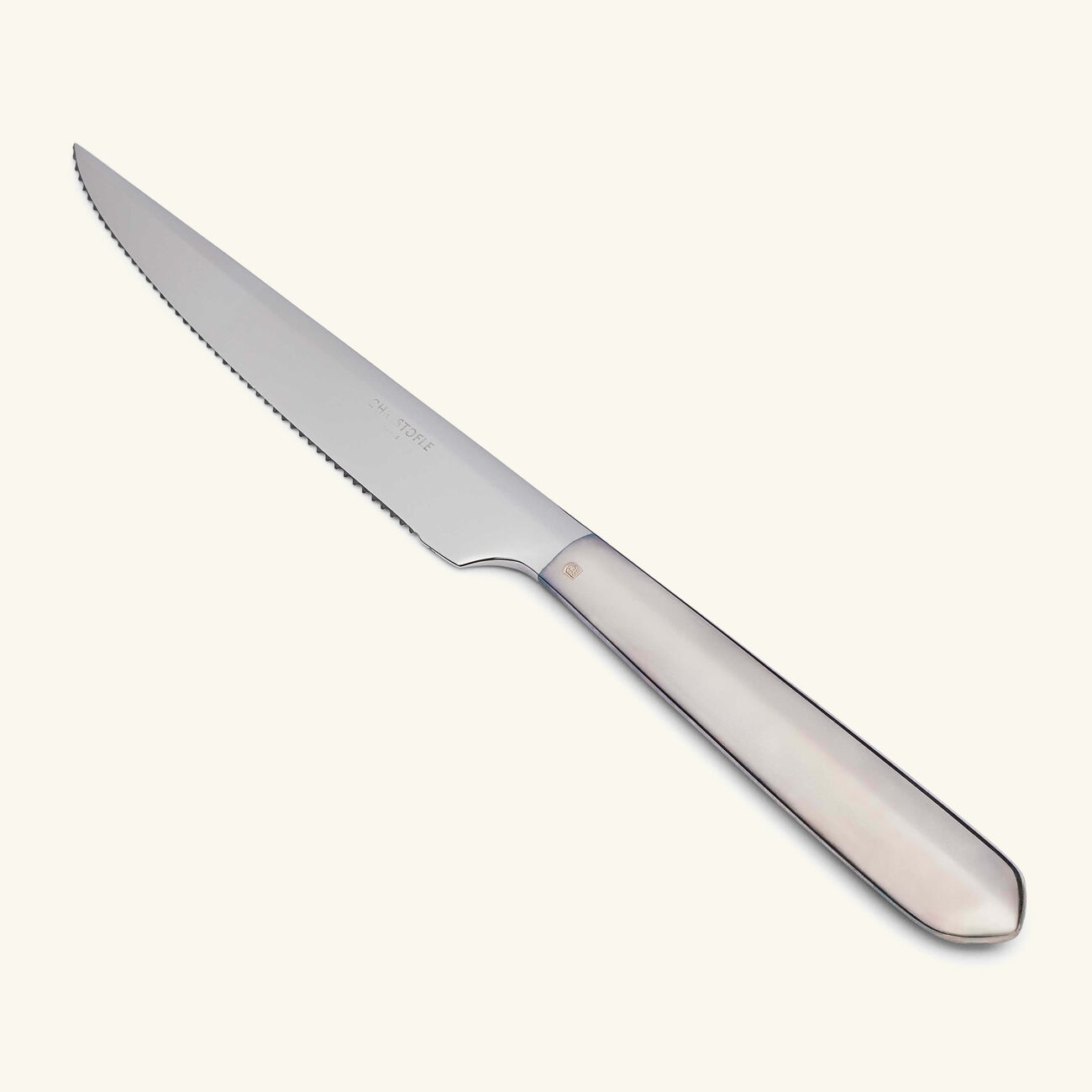 christofle infini steak knife silver plated