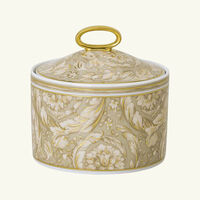 versace barocco beige sugar bowl