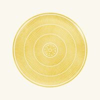 christofle malmaison riviera pie dish round yellow 32 cm