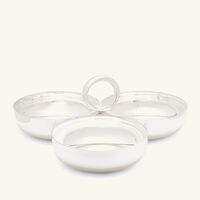 christofle vertigo serving bowl silver plated 11cm