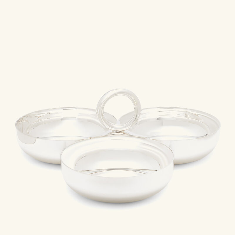 christofle vertigo serving bowl silver plated 11cm