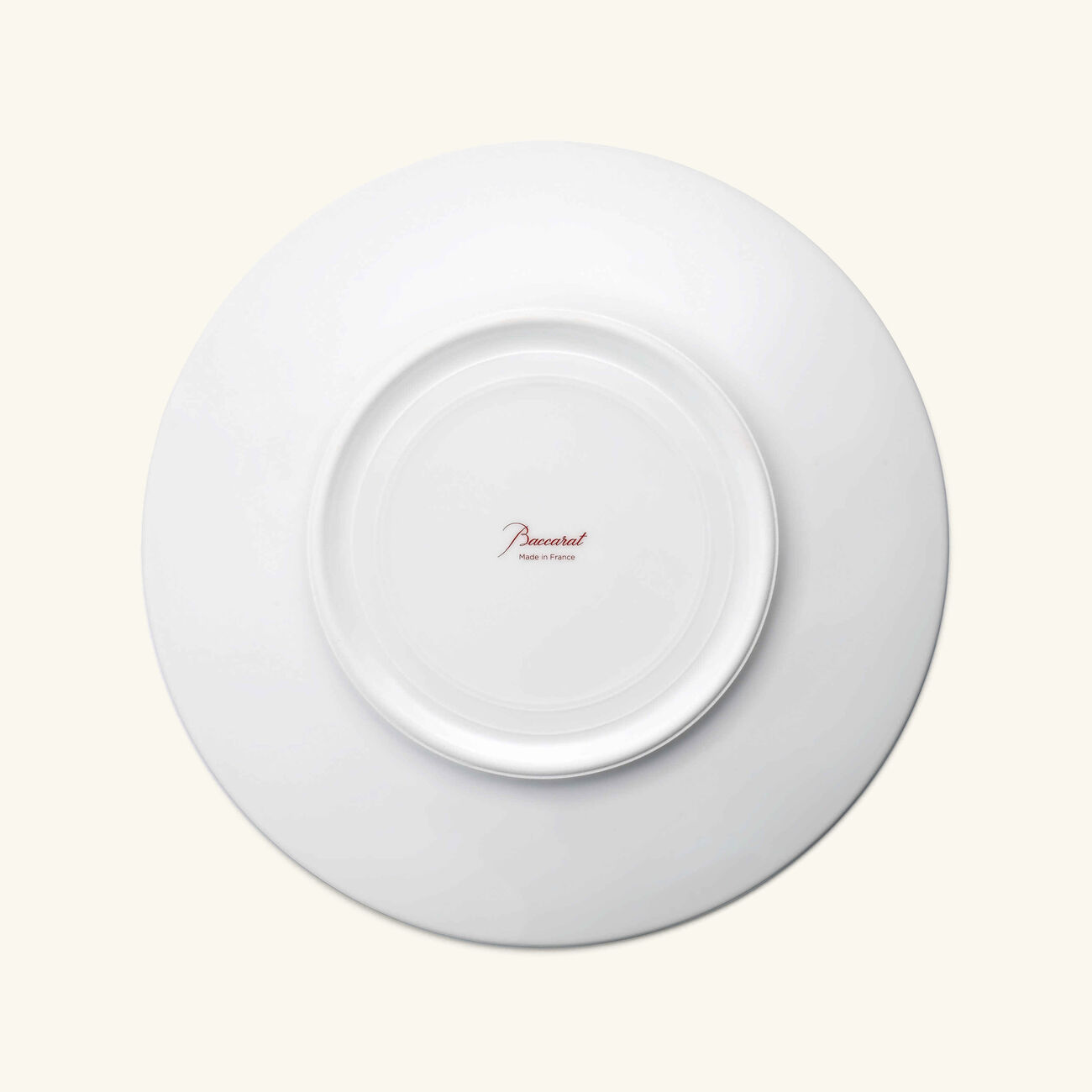 baccarat arcadia dessert plate round red 21cm set of 2