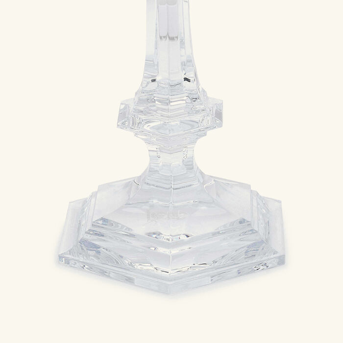 baccarat harcourt candle holder clear