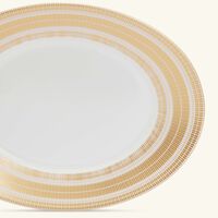 bernardaud canisse serving plate oval gold