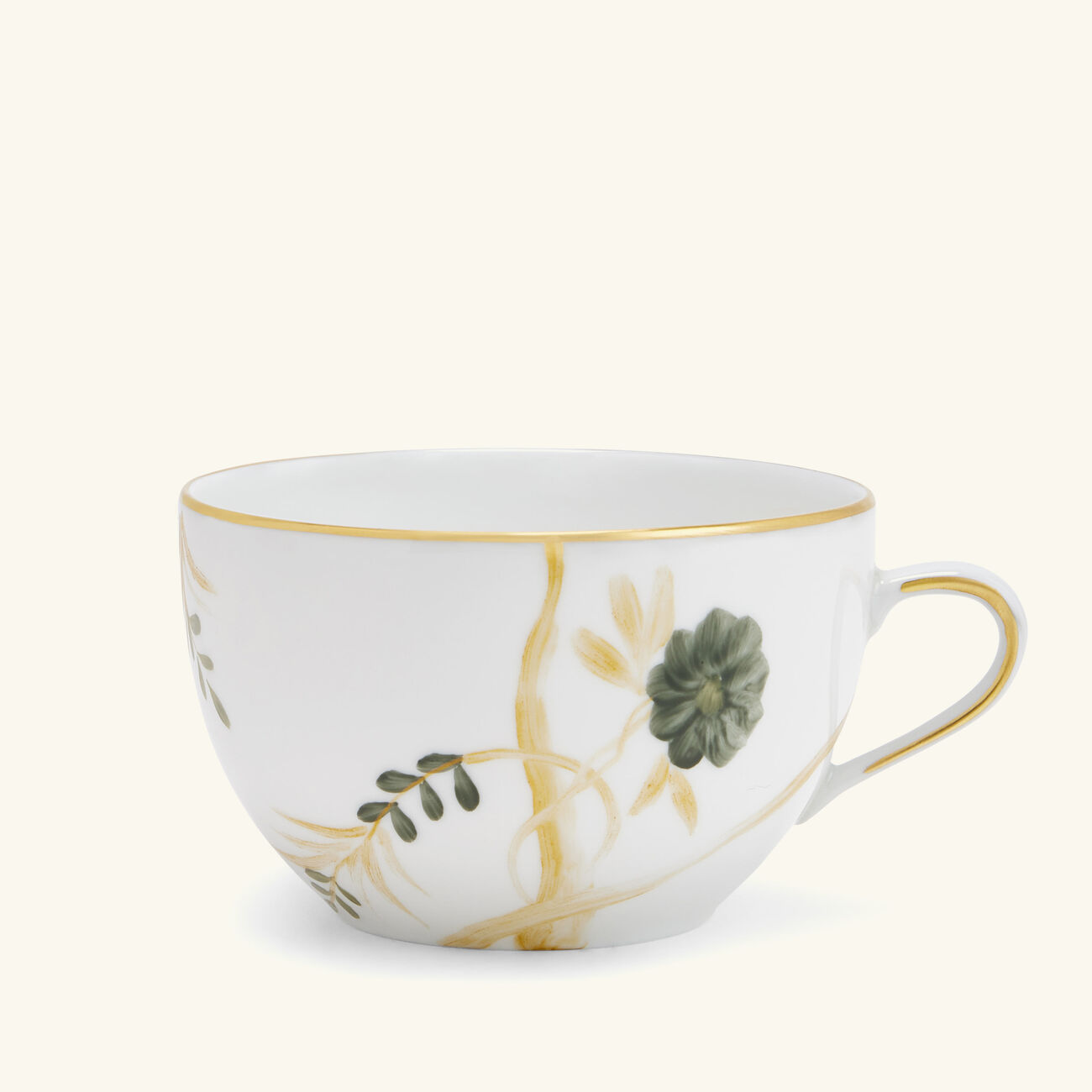 marie daage breakfast cup saucer green