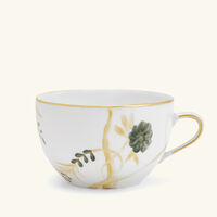 marie daage breakfast cup saucer green
