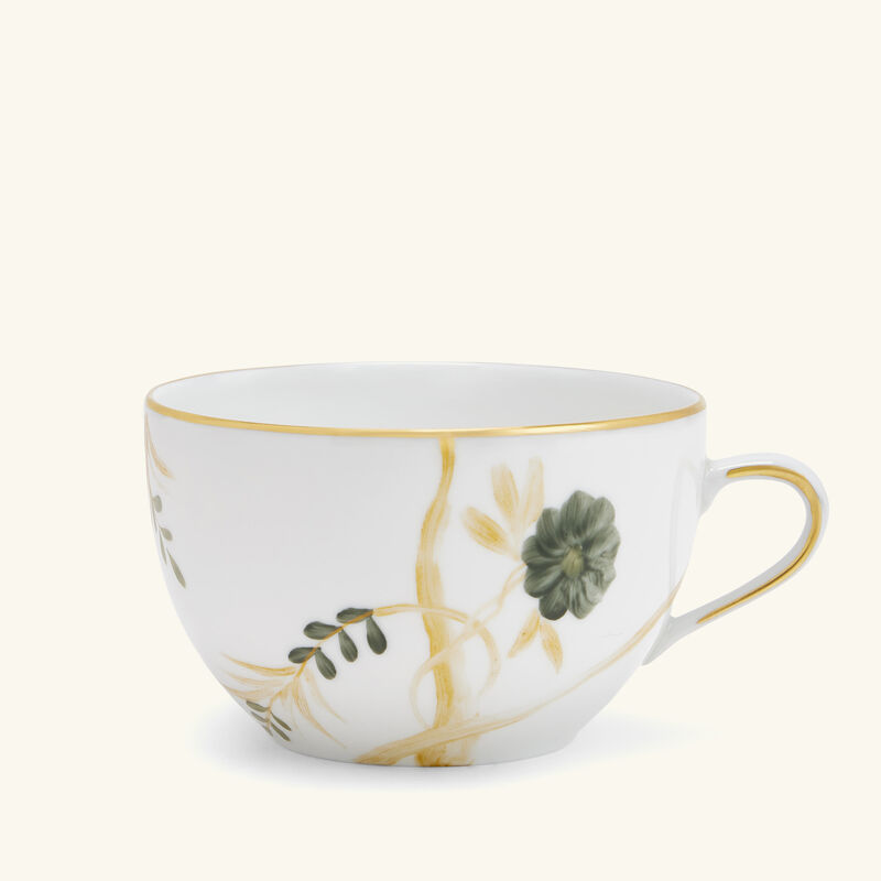 marie daage breakfast cup saucer green
