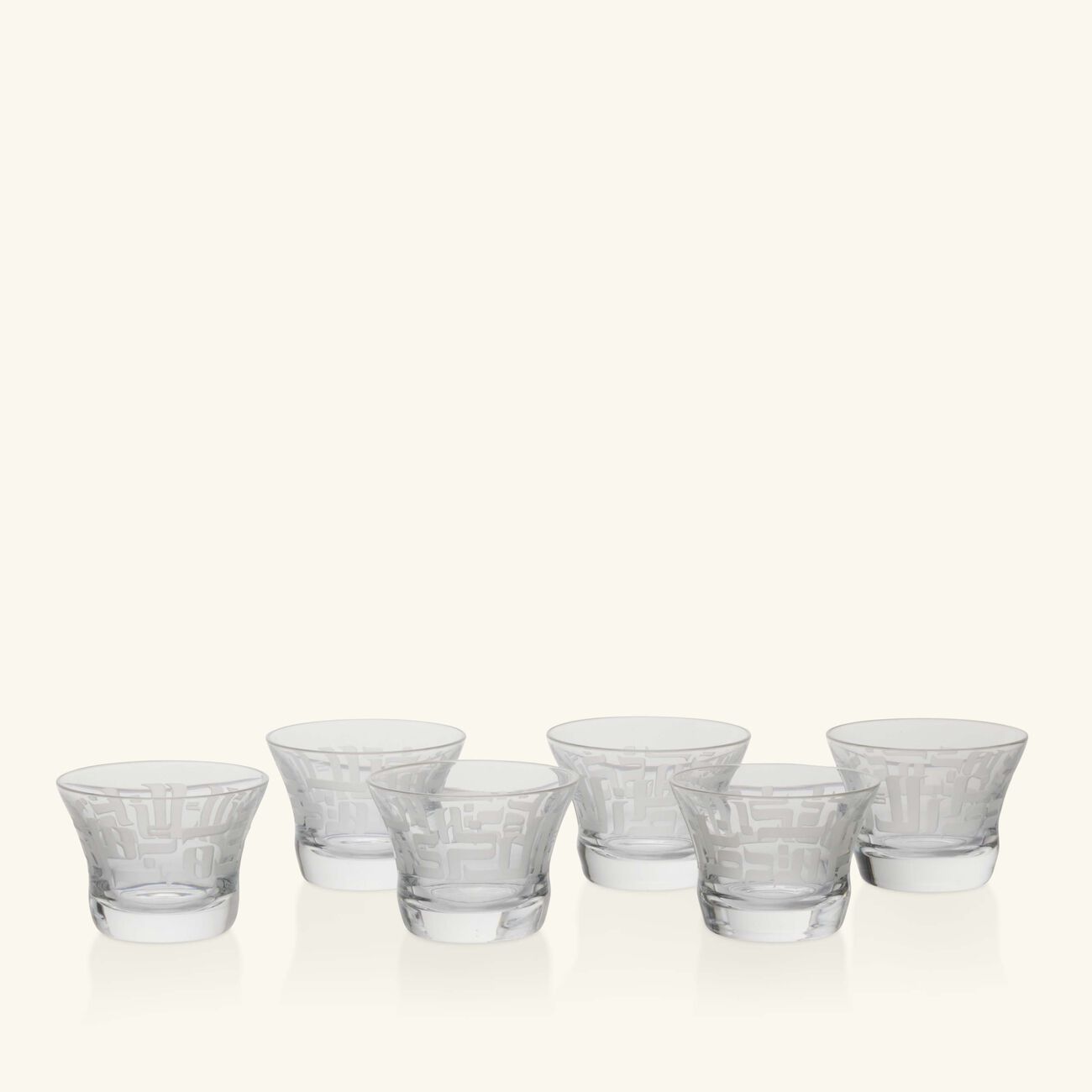 dimlaj dar coffee cups clear set of 6