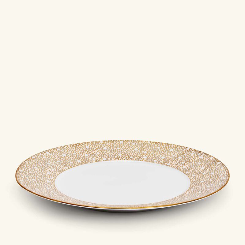 bernardaud serving platter gold 29cm
