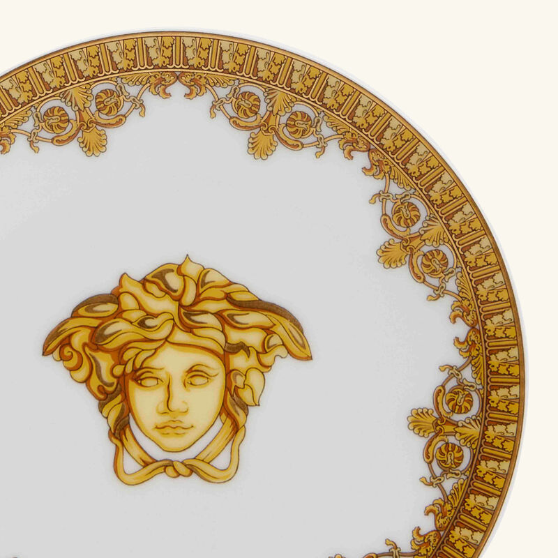 versace i love baroque plate round white 10cm