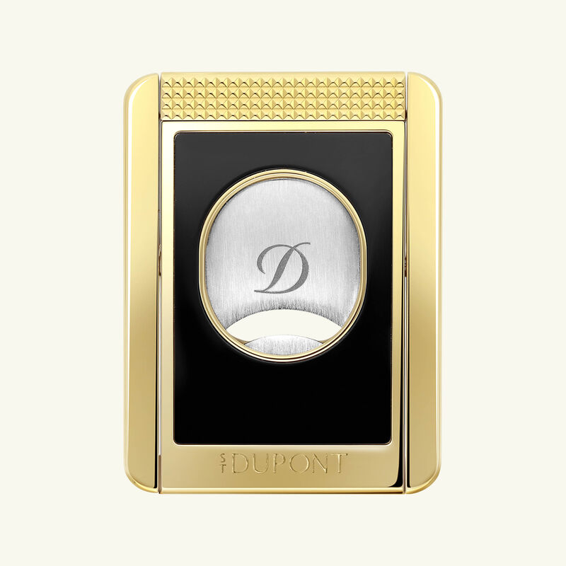 st dupont cigar stand cigar cutter black