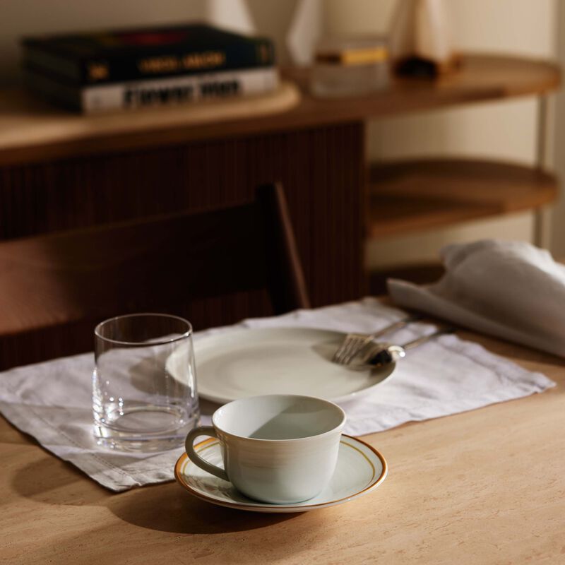bernardaud alb tre tea cup and saucer white 5oz